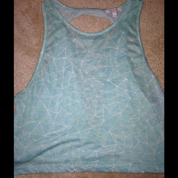 Mint Crop Top