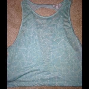 Mint Crop Top