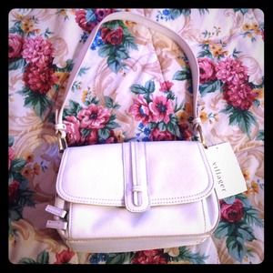 BRAND NEW with tags: white purse
