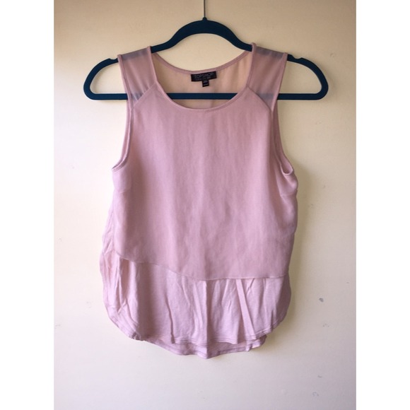 Topshop Tops - Pale pink topshop tank