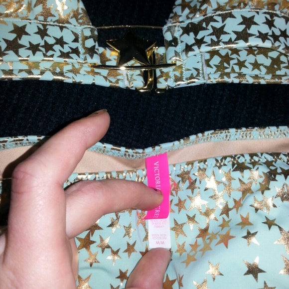 BNWOT VS szM blue gold star bikini♡ - Picture 2 of 4