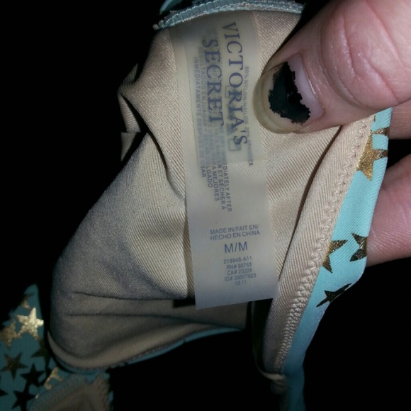 BNWOT VS szM blue gold star bikini♡ - Picture 4 of 4