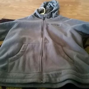 Grey fleece jacket