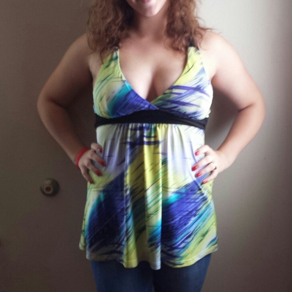 Multi color spandex rayon