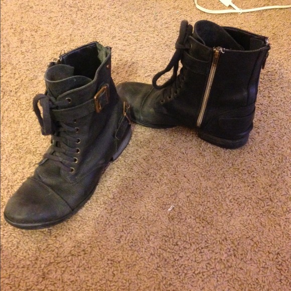 combat boots for the two jeans