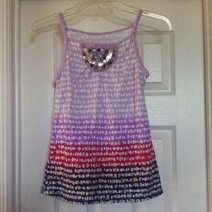 Pink purple shirt Justice size 14 girls