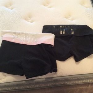 Bundle of VS Pink Yoga Shorts