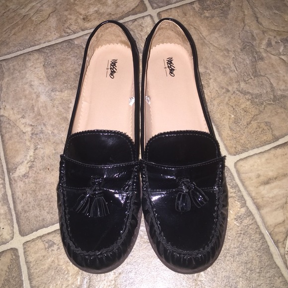 Black Patten Loafers. Like new!