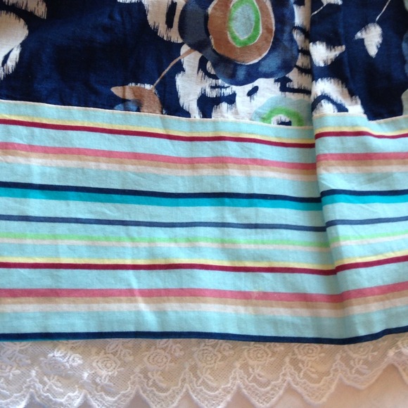 BCBG blue floral lace dress - Picture 2 of 4