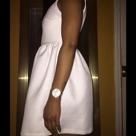 Zara white jacquard Dress💝 - Picture 2 of 4