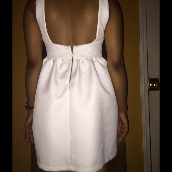 Zara white jacquard Dress💝 - Picture 4 of 4