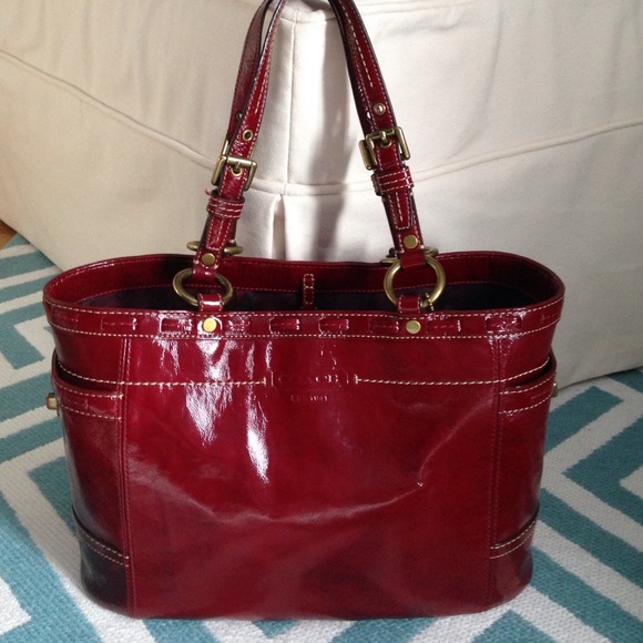 Authentic Coach Patent leather handbag