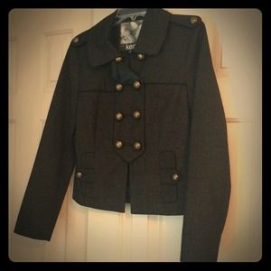 Kensie black military-style jacket