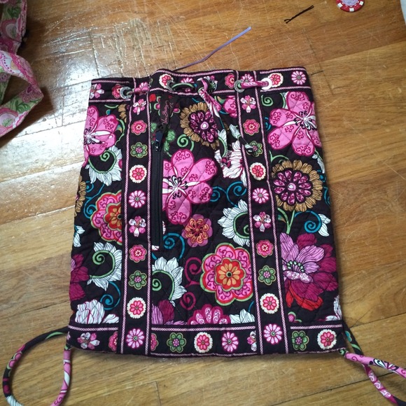 Vera Bradley drawstring backpack