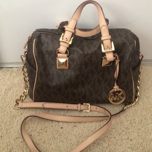 Michael Kors Grayson Monogram Medium Satchel