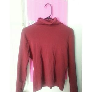 Burgundy Turtleneck