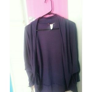 Purple Cardigan