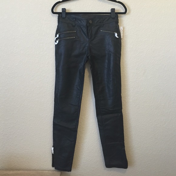Free People Leather Pants