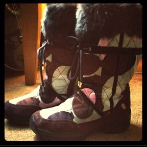 Coach Sasha Snow Boot with rabbit fur