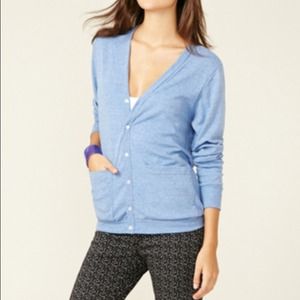 American Apparel Blue Cardigan