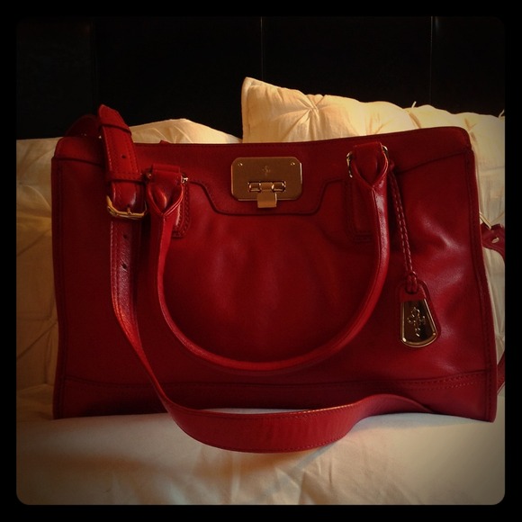 Cole Haan Handbags - LAST PRICE - Cole Haan Valise Satchel - STUNNER