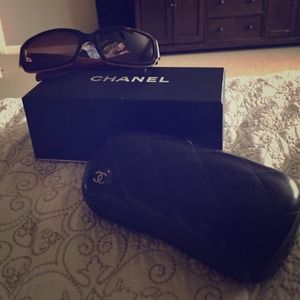 barely been worn Chanel Sunglasses.