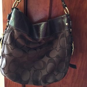Coach Signature Lg Zoe bag