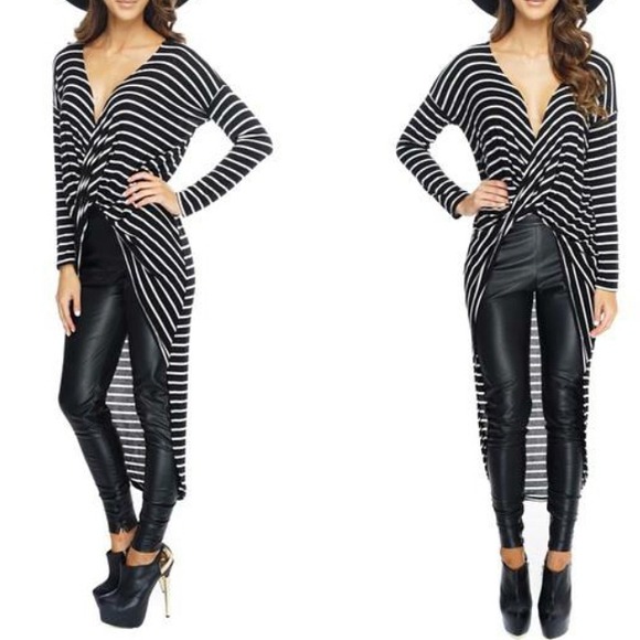 Black and White stripe wrap - Picture 1 of 3