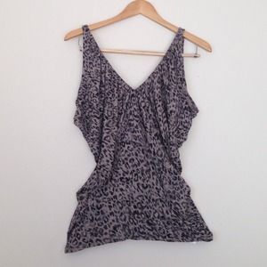 Grey/Tan Cheetah Tank