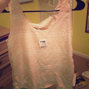 Never been worn Charlotte Russe shirt with tags.