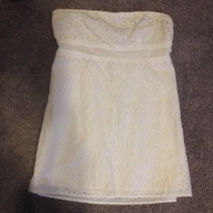 white tube top American eagle outfitters