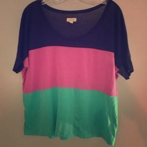 💙💜💚 Colorblock Top