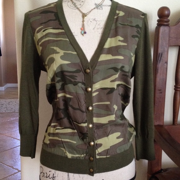 Lucky Brand Camo Sweater