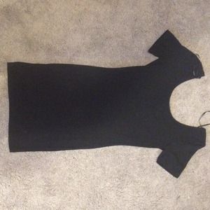 black bodycon forever 21 dress