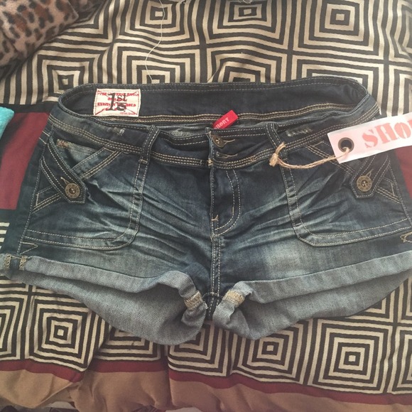 Denim shorts