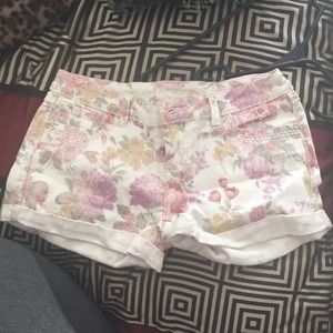 Flower print shorts