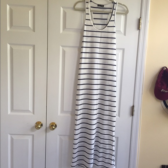 Striped maxi dress