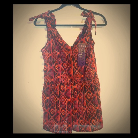 Miley Cyrus Aztec romper new