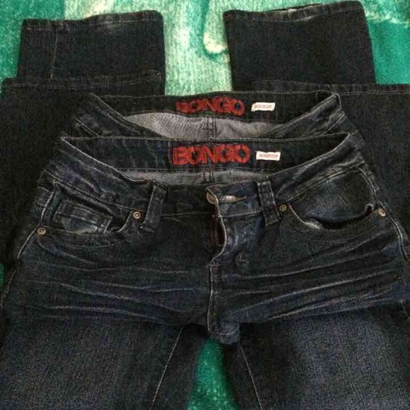BONGO Denim - 2 pairs of BONGO BOOT CUT Jeans size: 7