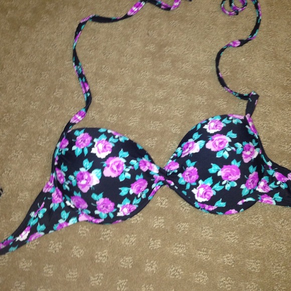 floral print push up bikini