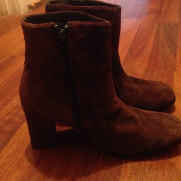 Brown ankle boots