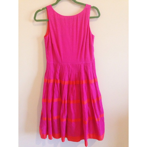 Talbot pink and orange double layer dress