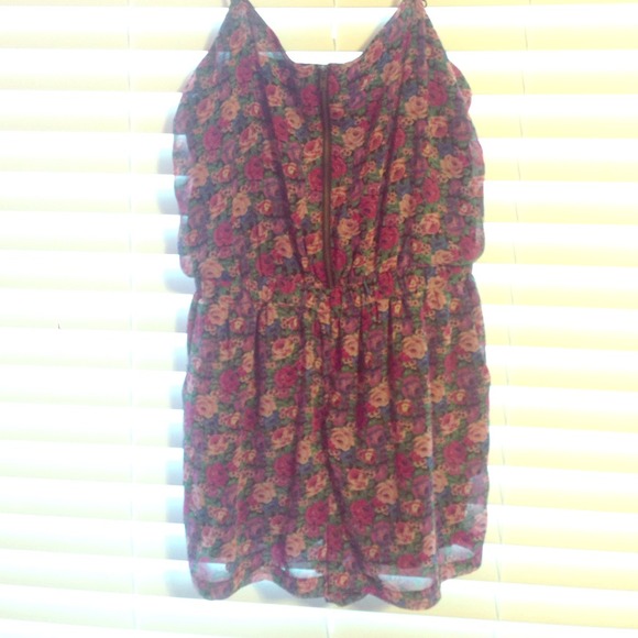 Floral romper forever 21