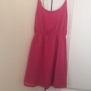 Hot pink summer dress