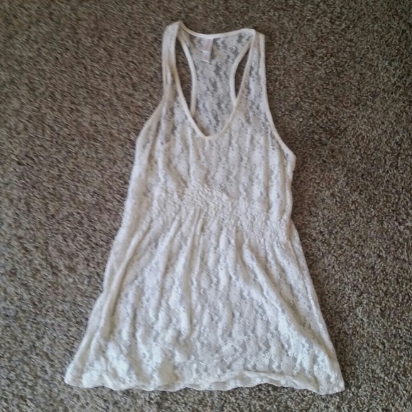 Baby doll lace tank top