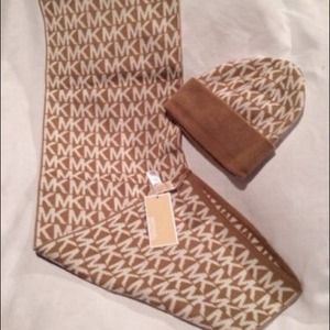 Michael Kors hat and scarf set
