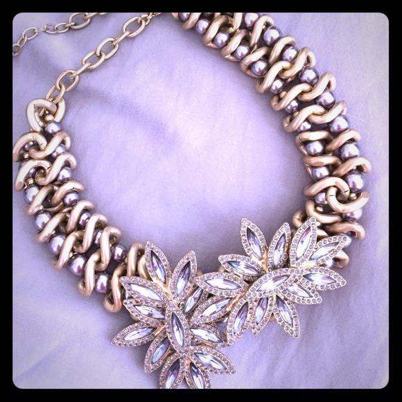 Ann Taylor Bejeweled Necklace - Great statement!