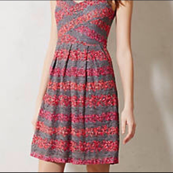 Anthropologie HD in Paris lace sleeveless dress