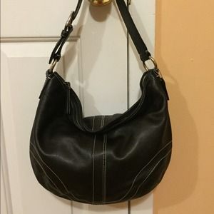 😍100% authentic Coach leather bag