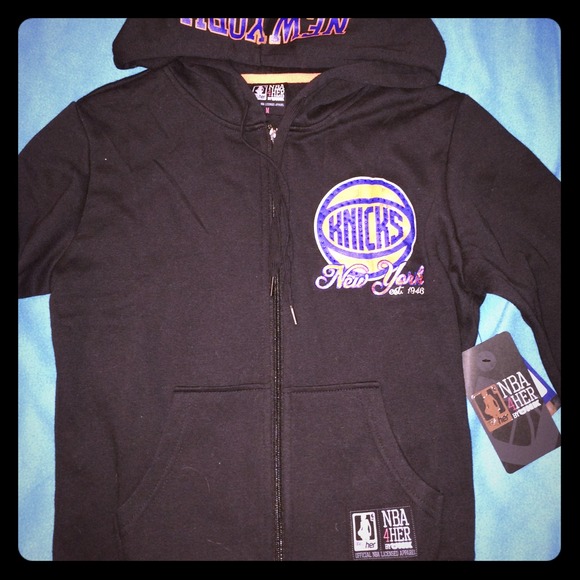 NBA4HER Sweaters - New York Knicks Zip-up